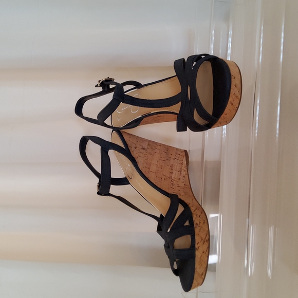 Jessica Simpson Shoes - Denim & Cork Wedge - Jessica Simpson